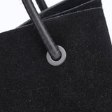 Gucci Black Suede Tote Bag