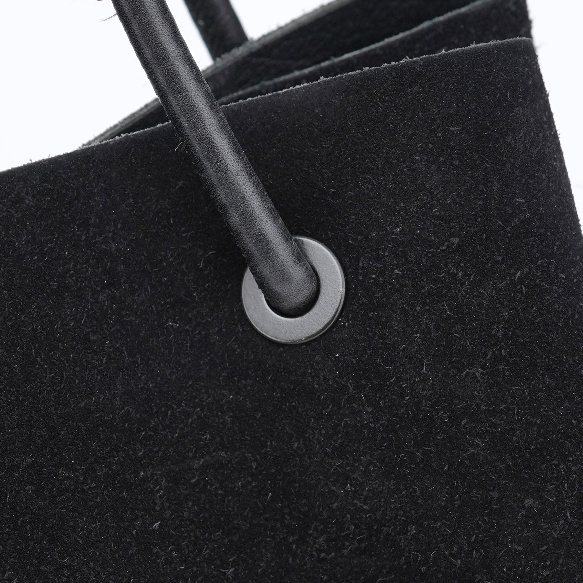 Gucci Black Suede Tote Bag