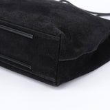 Gucci Black Suede Tote Bag