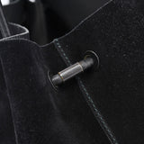 Gucci Black Suede Tote Bag