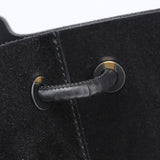 Gucci Black Suede Tote Bag