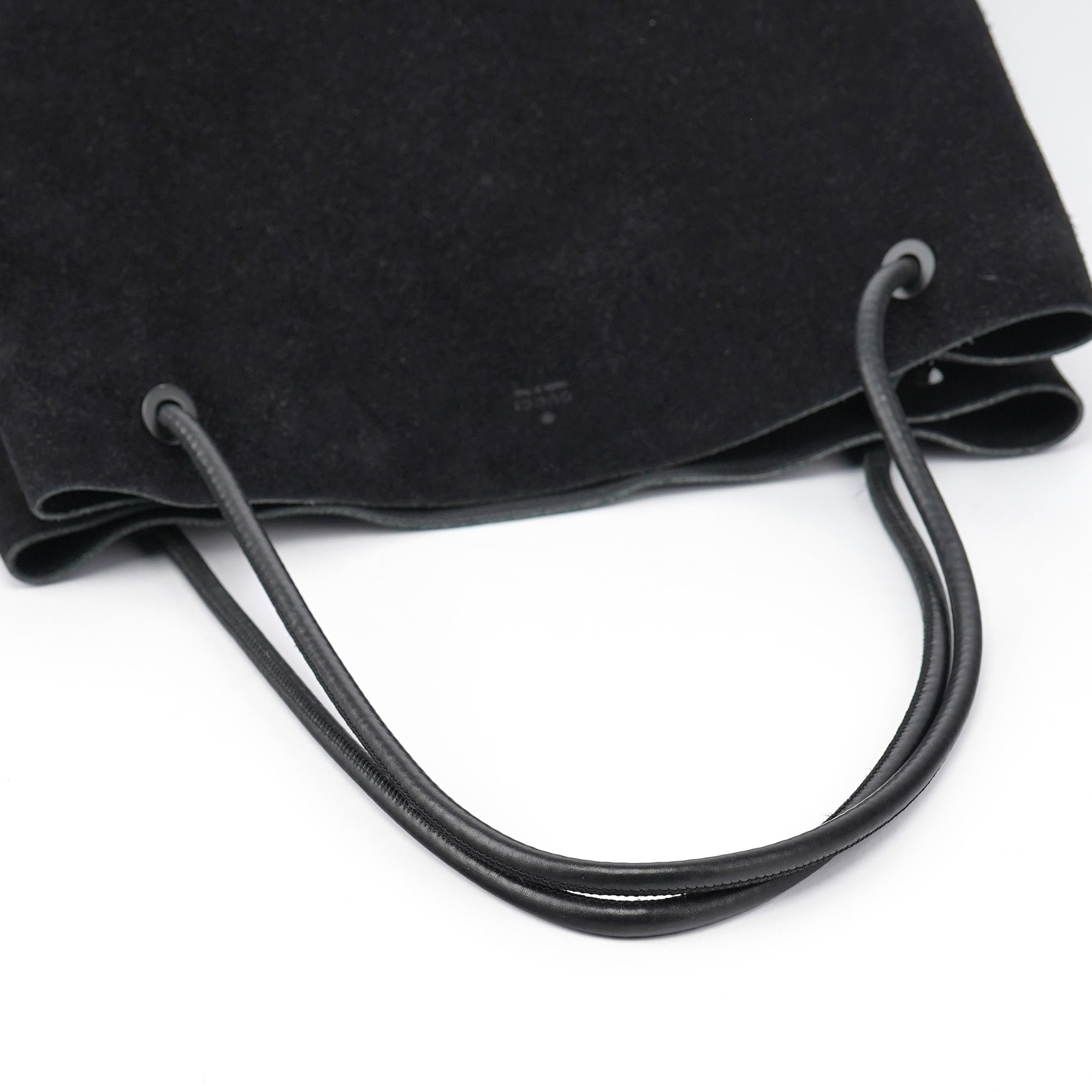Gucci Black Suede Tote Bag