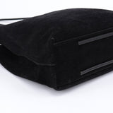 Gucci Black Suede Tote Bag