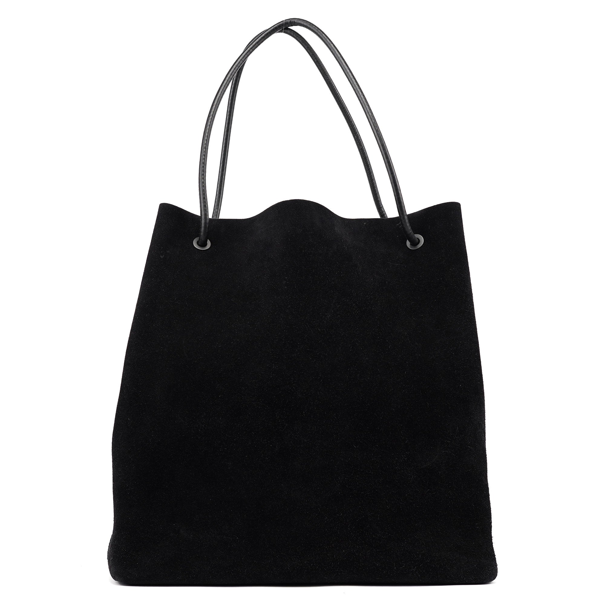 Gucci Black Suede Tote Bag
