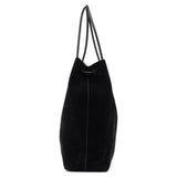 Gucci Black Suede Tote Bag