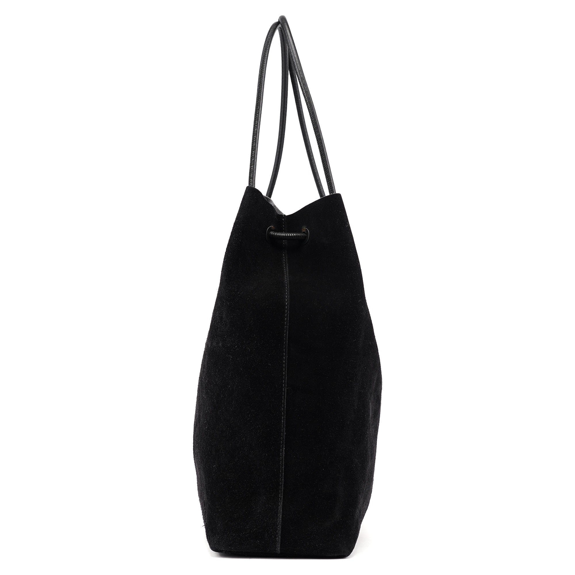 Gucci Black Suede Tote Bag