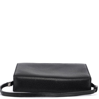 Gucci Black Textured Leather Hobo Shoulder Bag