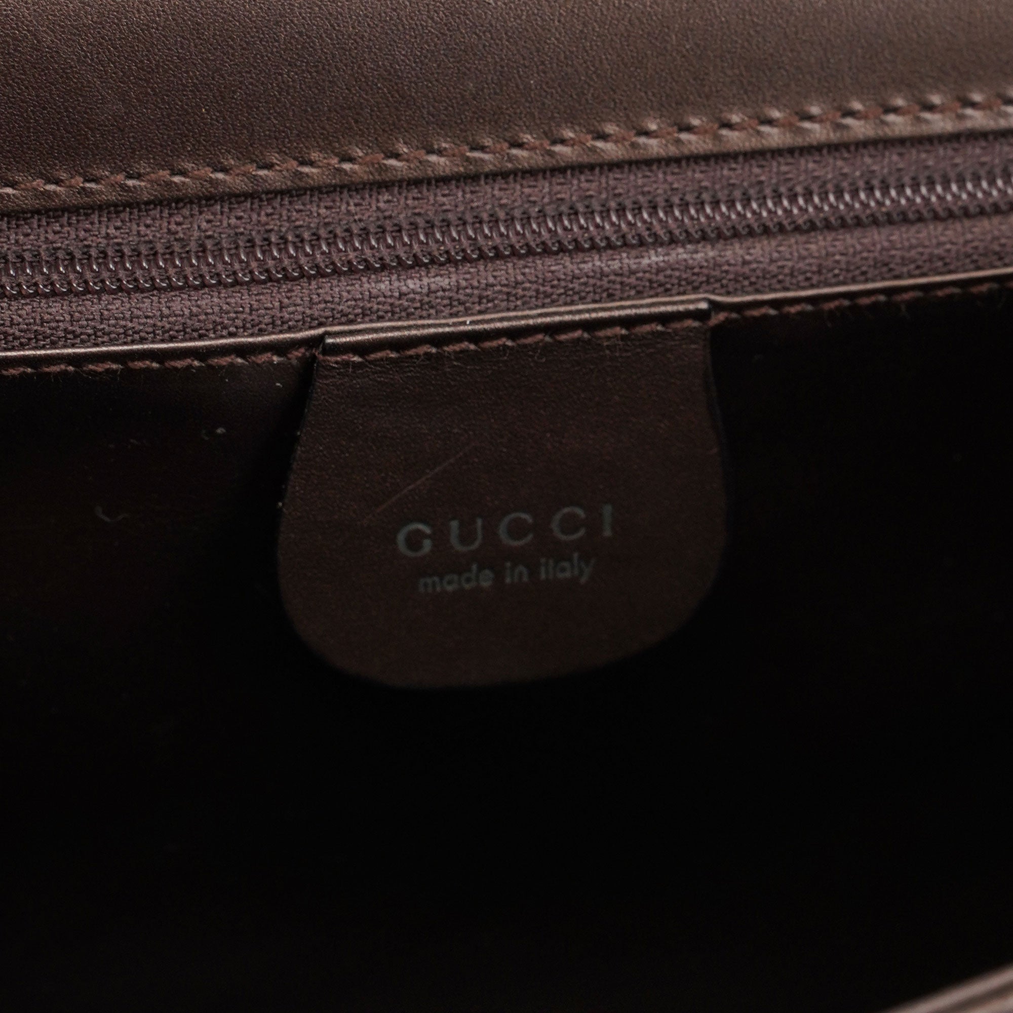 Gucci Bronze Gold Plate Shoulder Bag