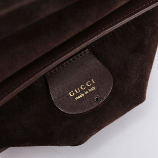 Gucci Brown Bamboo Top Handle Bag