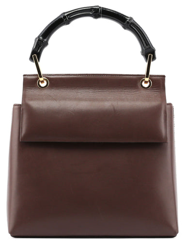 Gucci Brown Bamboo Top Handle Bag