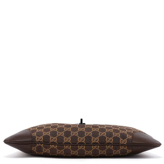 Gucci Brown Beige GG Jackie Shoulder Bag