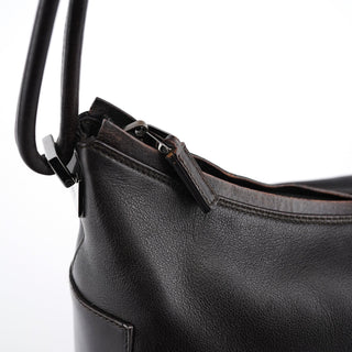 Gucci Brown Calfskin Hobo Shoulder Bag