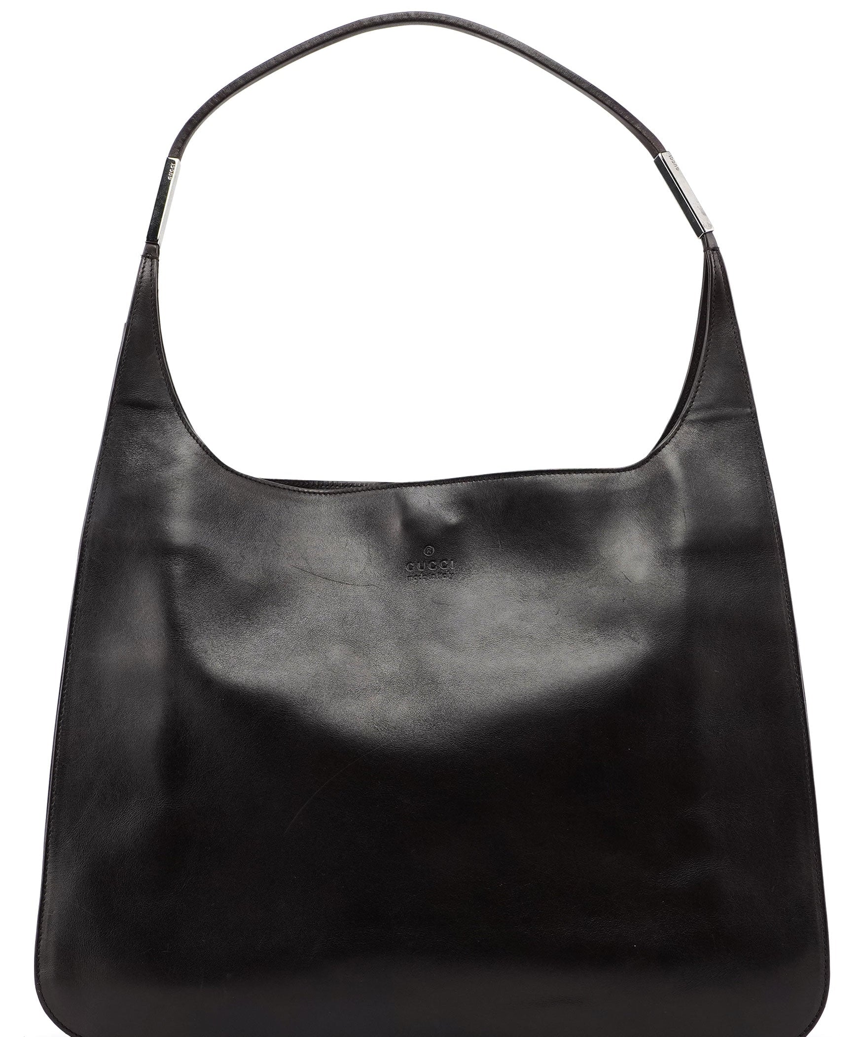 Gucci Brown Calfskin Hobo Shoulder Bag