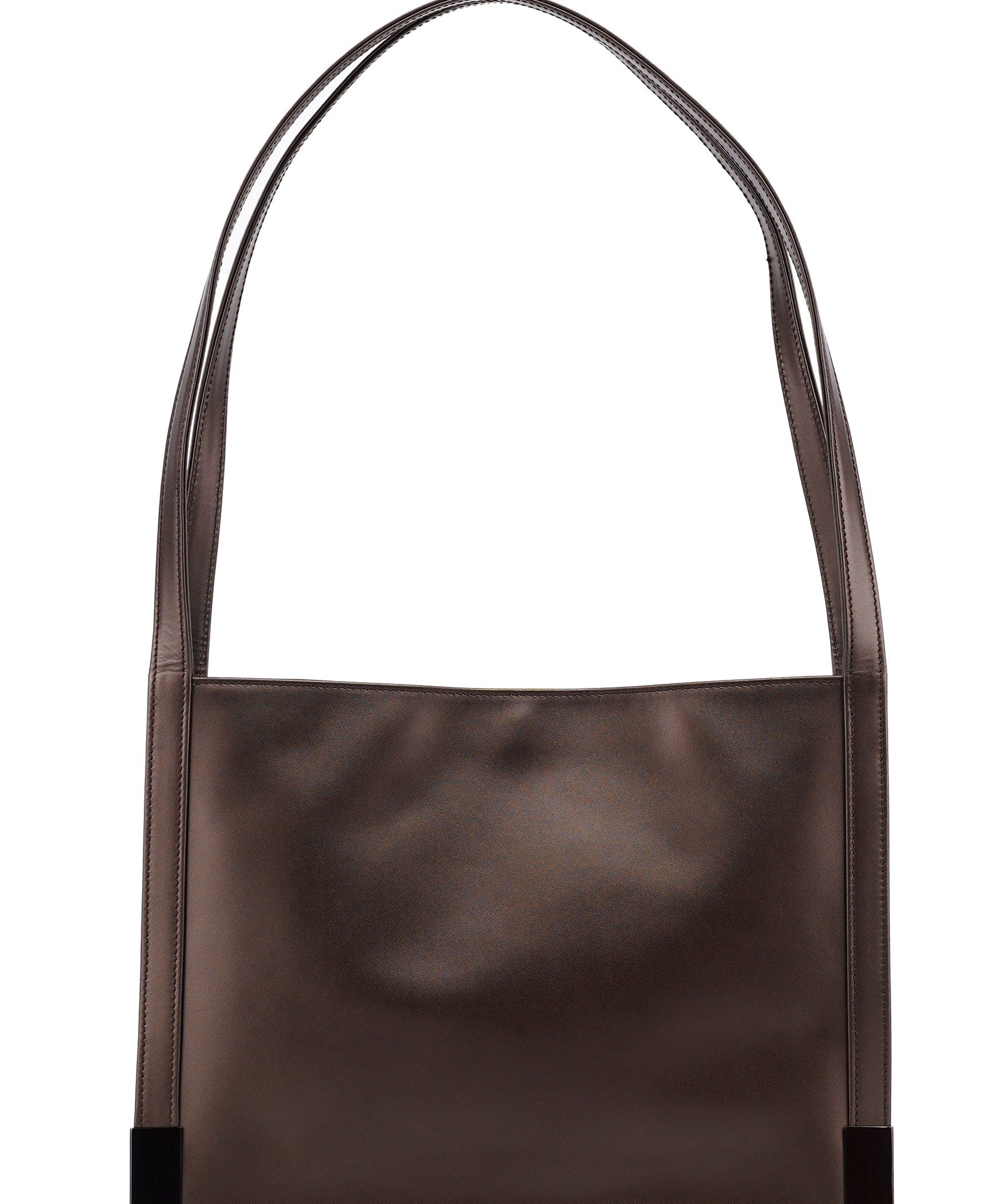 Gucci Brown Calfskin Hobo Shoulder Bag