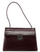 Gucci Brown Calfskin Square G Shoulder Bag