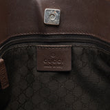 Gucci Brown Calfskin Tote Bag