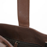 Gucci Brown Calfskin Tote Bag