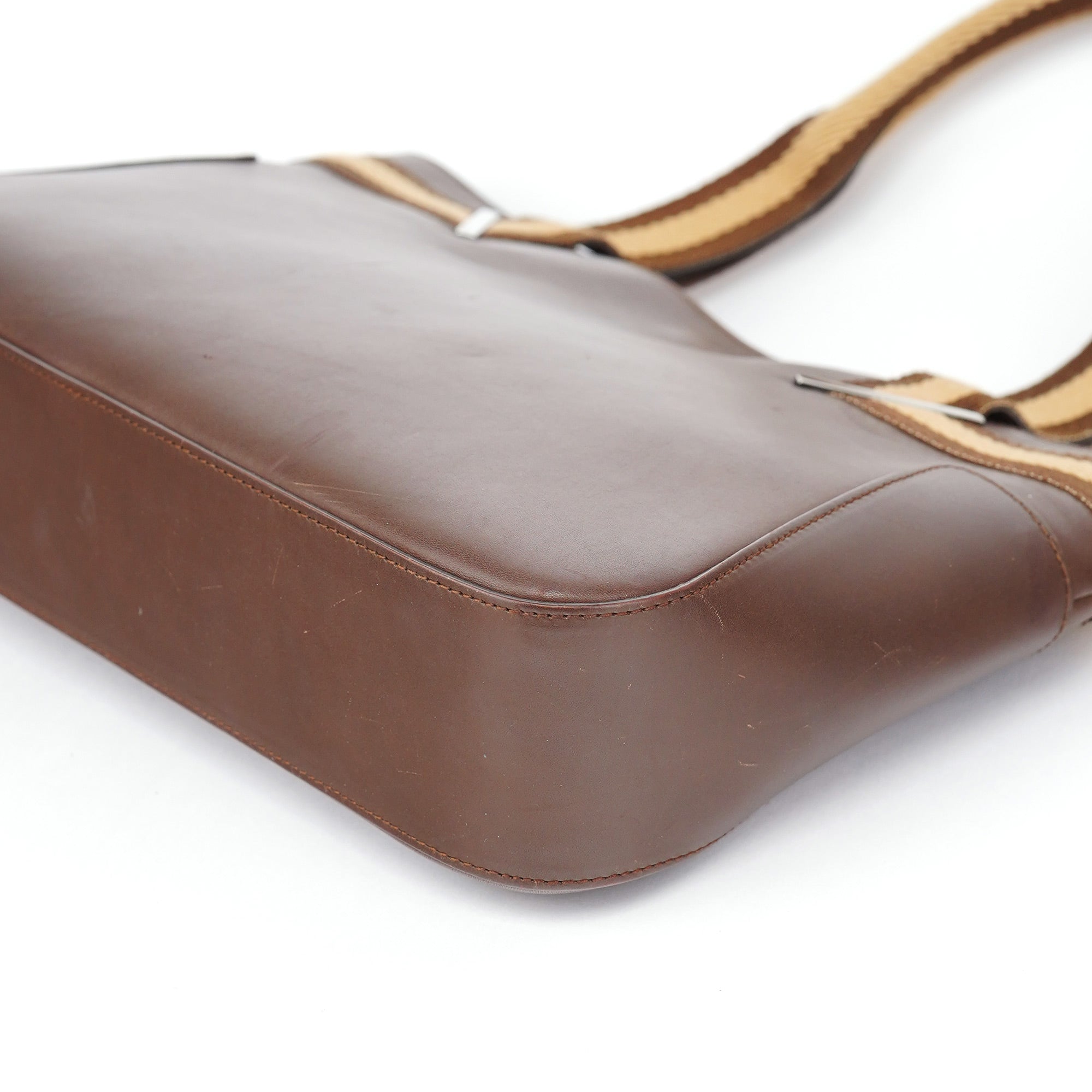Gucci Brown Calfskin Tote Bag