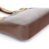 Gucci Brown Calfskin Tote Bag