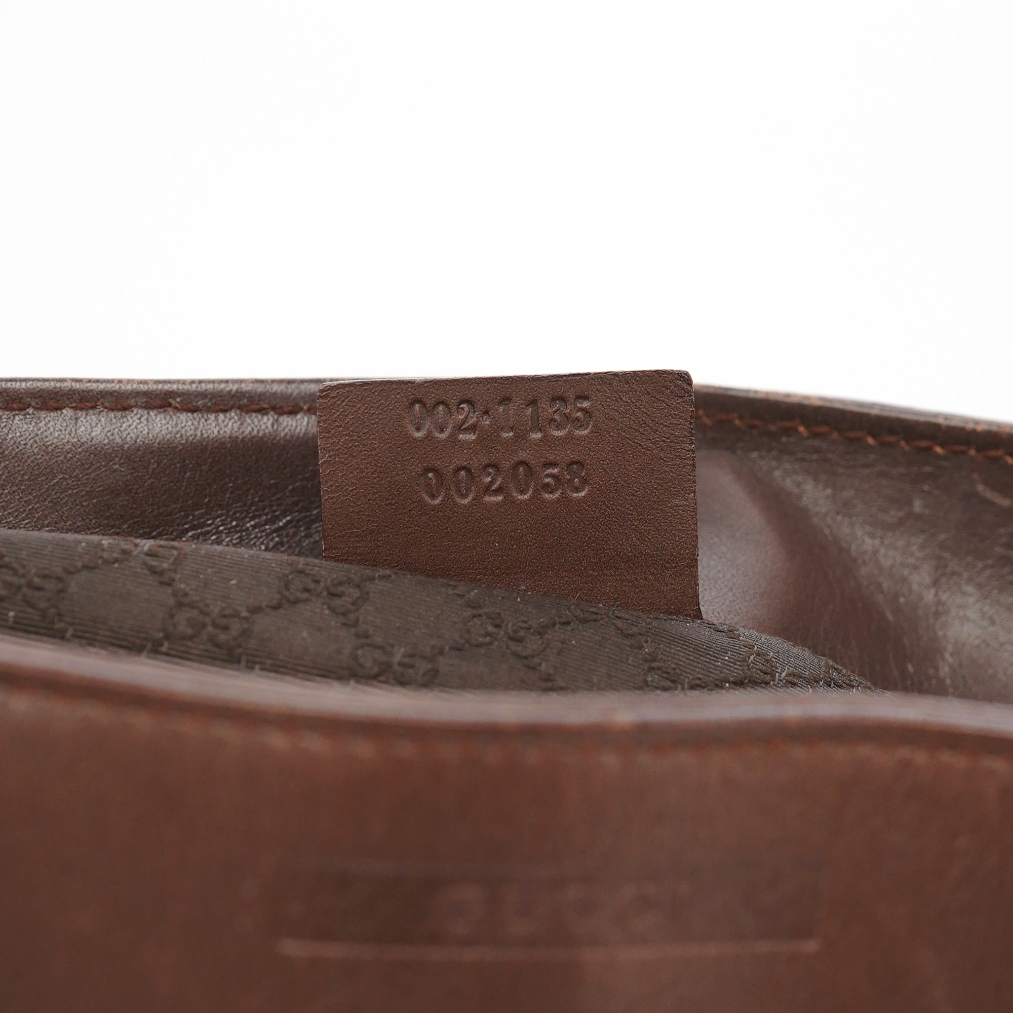 Gucci Brown Calfskin Tote Bag
