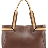Gucci Brown Calfskin Tote Bag