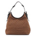 Gucci Brown Canvas GG Hobo Shoulder Bag