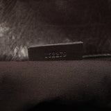 Gucci Brown Canvas Leather GG Tote Bag