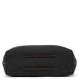 Gucci Brown Canvas Leather GG Tote Bag
