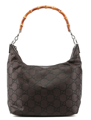 Gucci Brown GG Bamboo Shoulder Bag