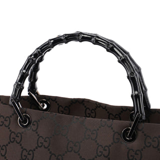 Gucci Brown GG Bamboo Tote 2way