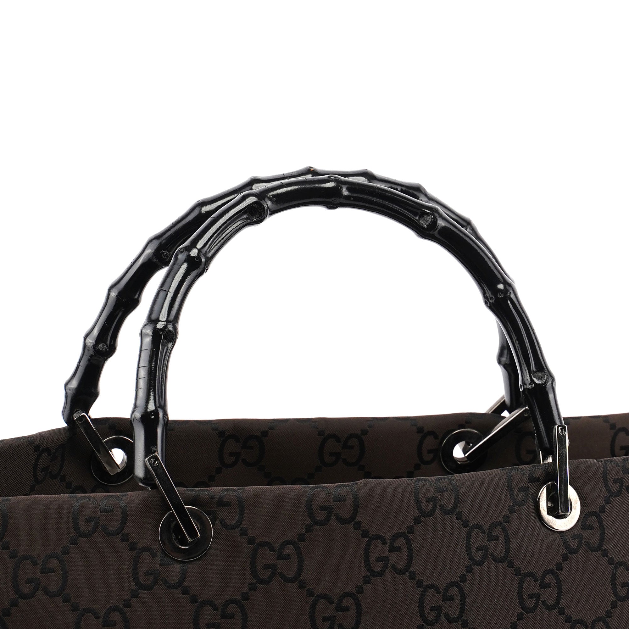 Gucci Brown GG Bamboo Tote