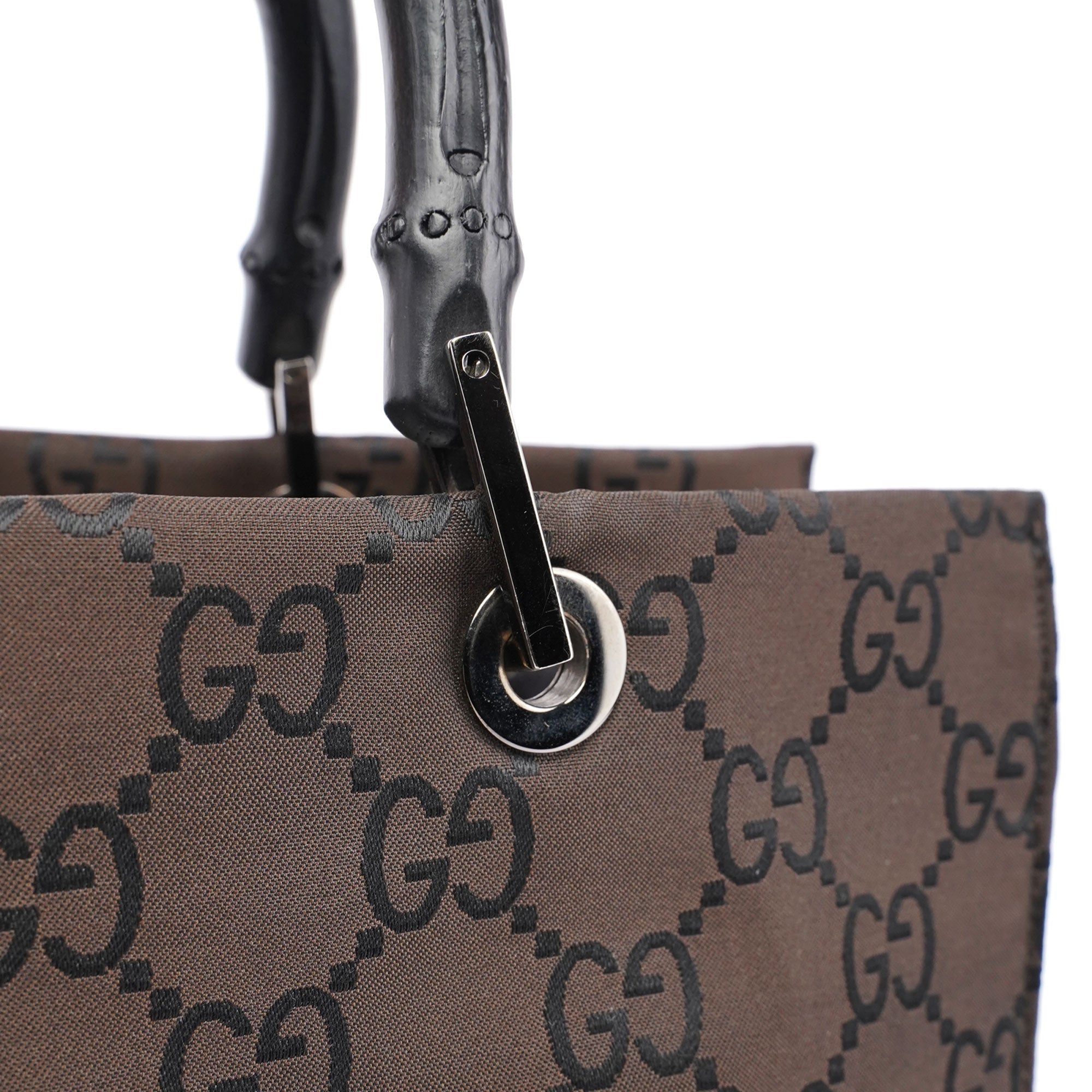 Gucci Brown GG Bamboo Tote