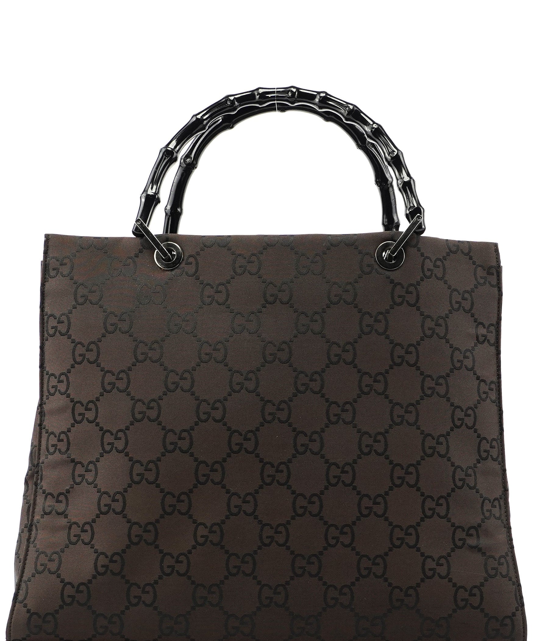 Gucci Brown GG Bamboo Tote