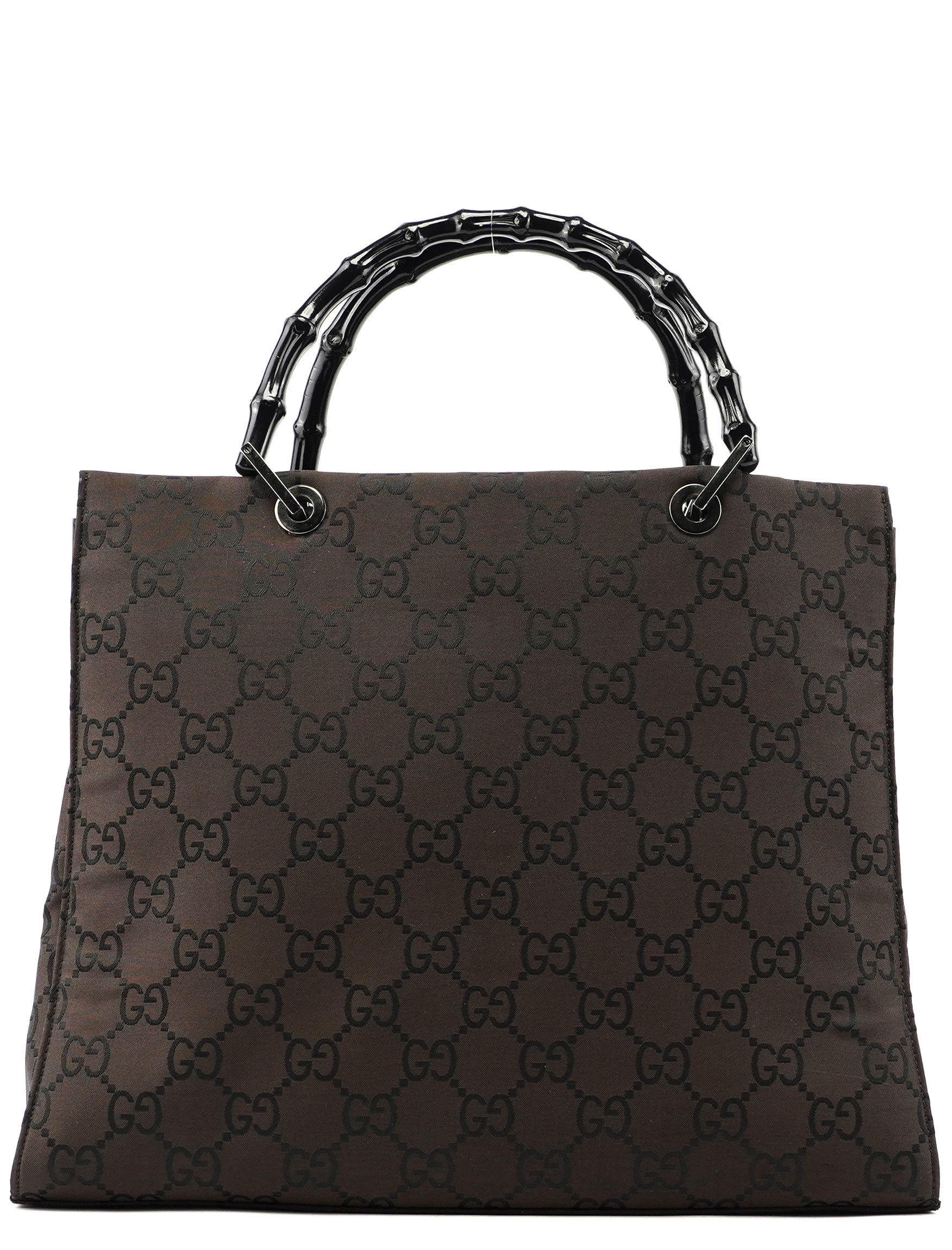 Gucci Brown GG Bamboo Tote