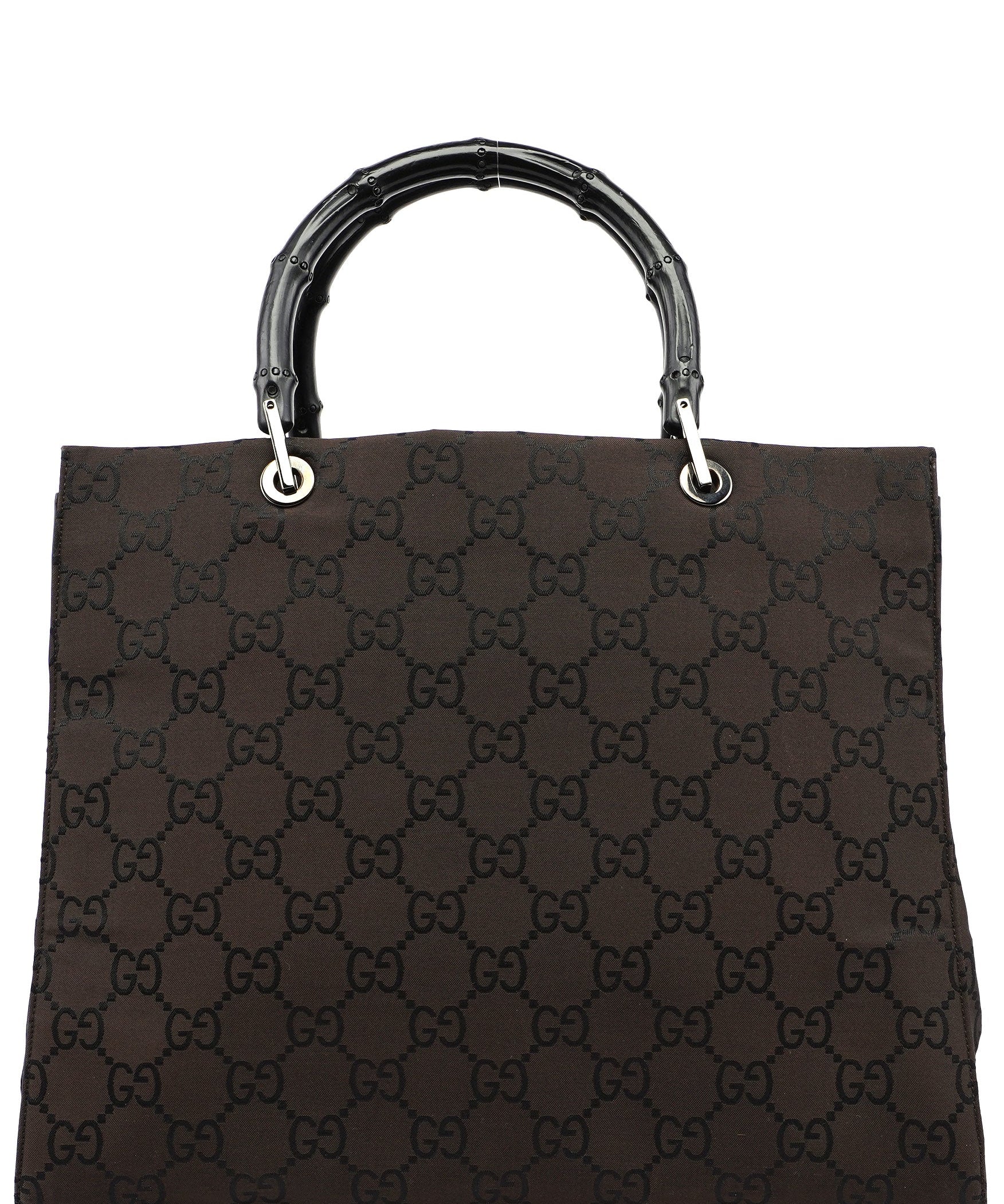 Gucci Brown GG Bamboo Tote