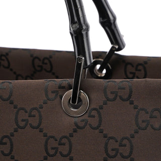 Gucci Brown GG Bamboo Tote