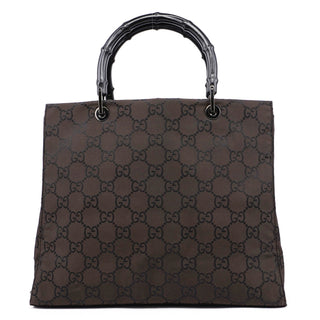 Gucci Brown GG Bamboo Tote