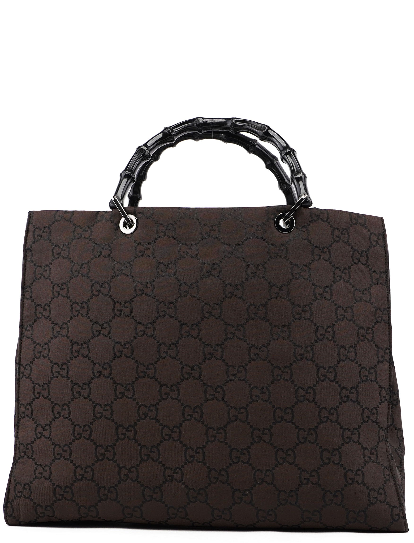 Gucci Brown GG Bamboo Tote