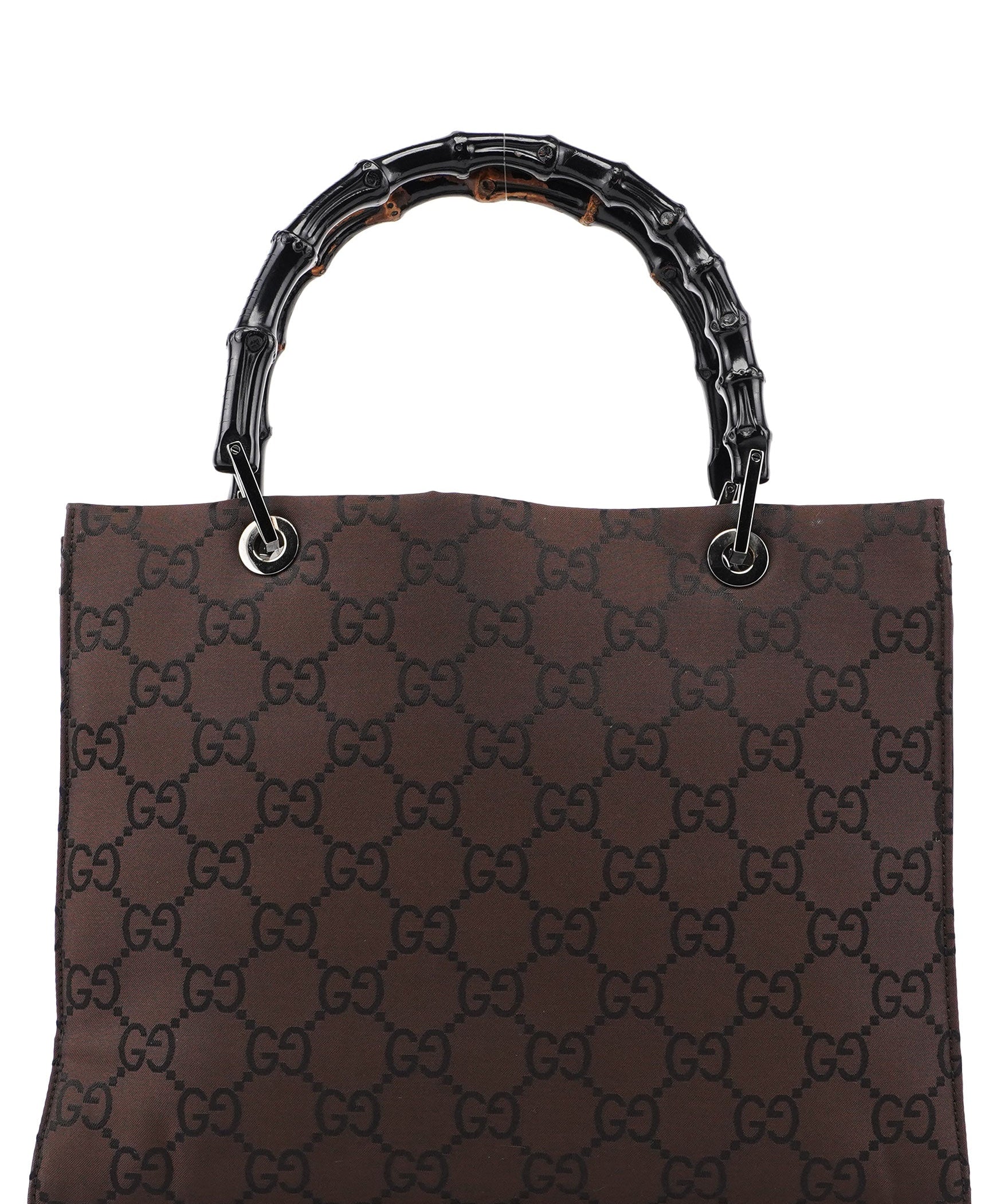 Gucci Brown GG Bamboo Tote