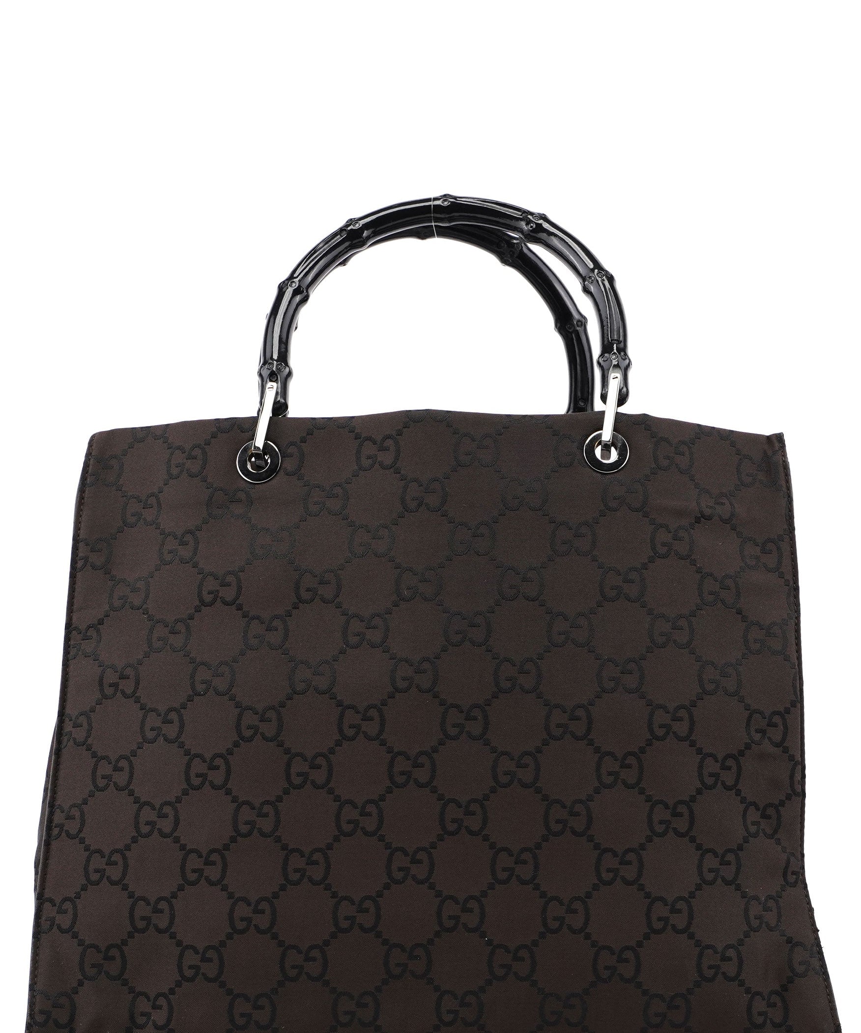 Gucci Brown GG Bamboo Tote