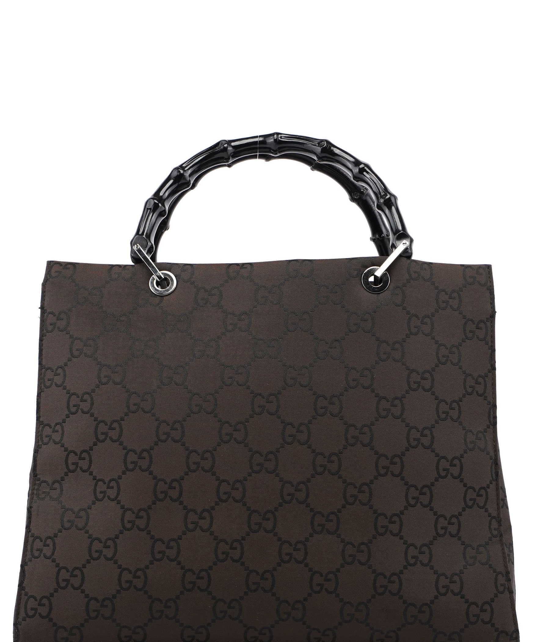 Gucci Brown GG Bamboo Tote