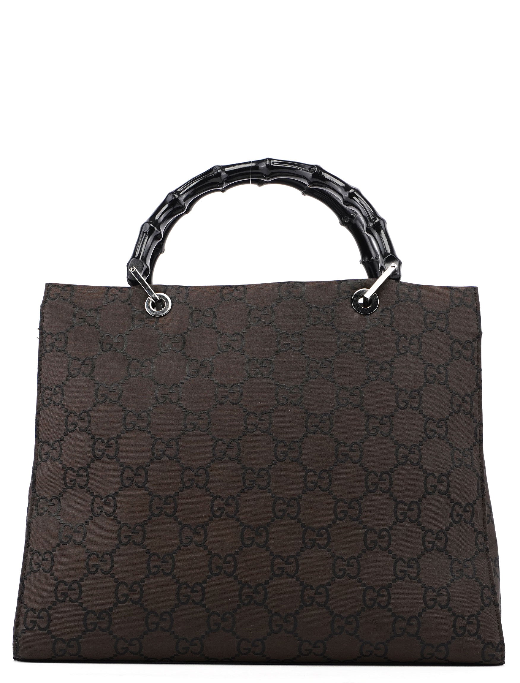 Gucci Brown GG Bamboo Tote