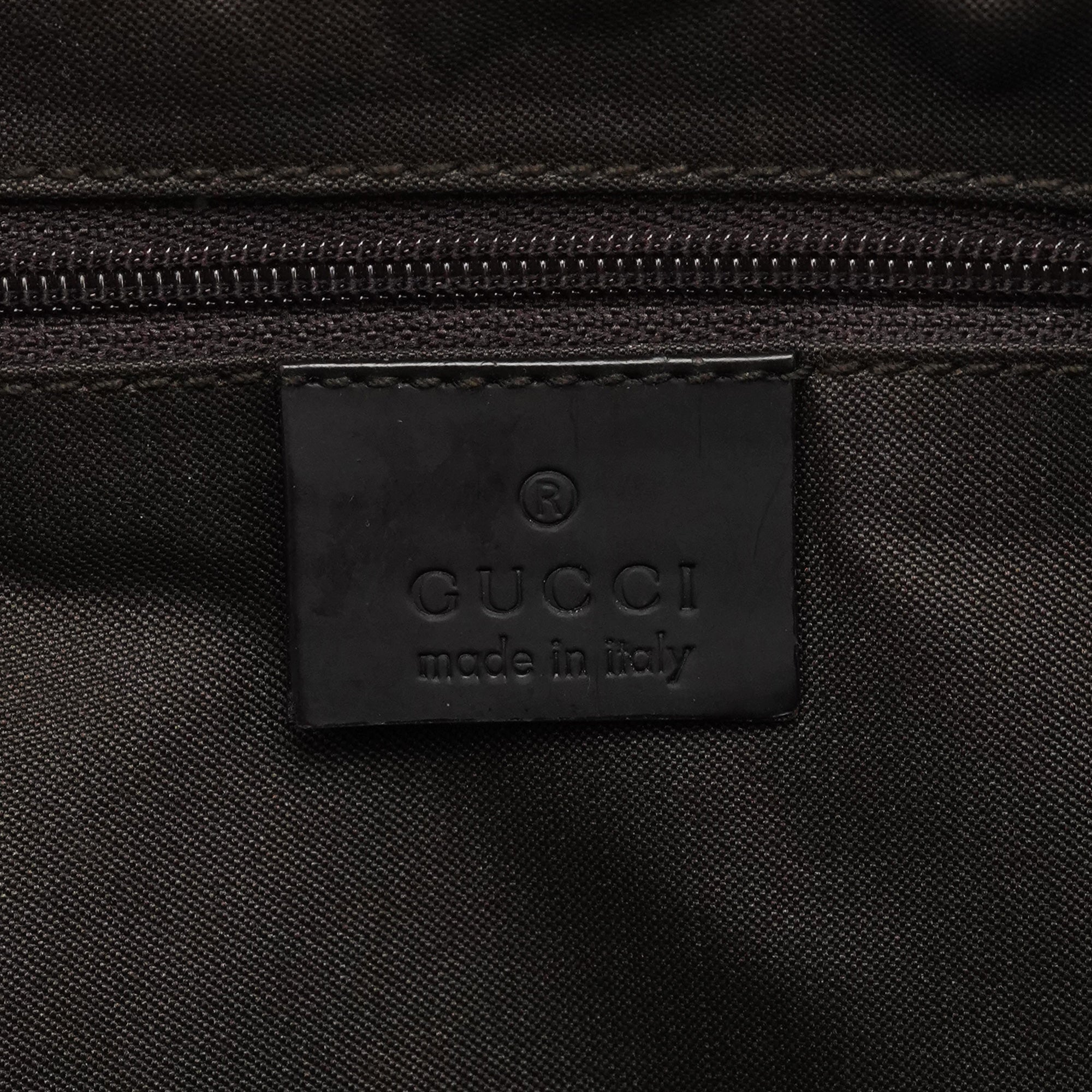 Gucci Sac cabas Bamboo en toile GG marron