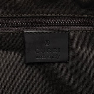 Gucci Brown GG Bamboo Tote Bag