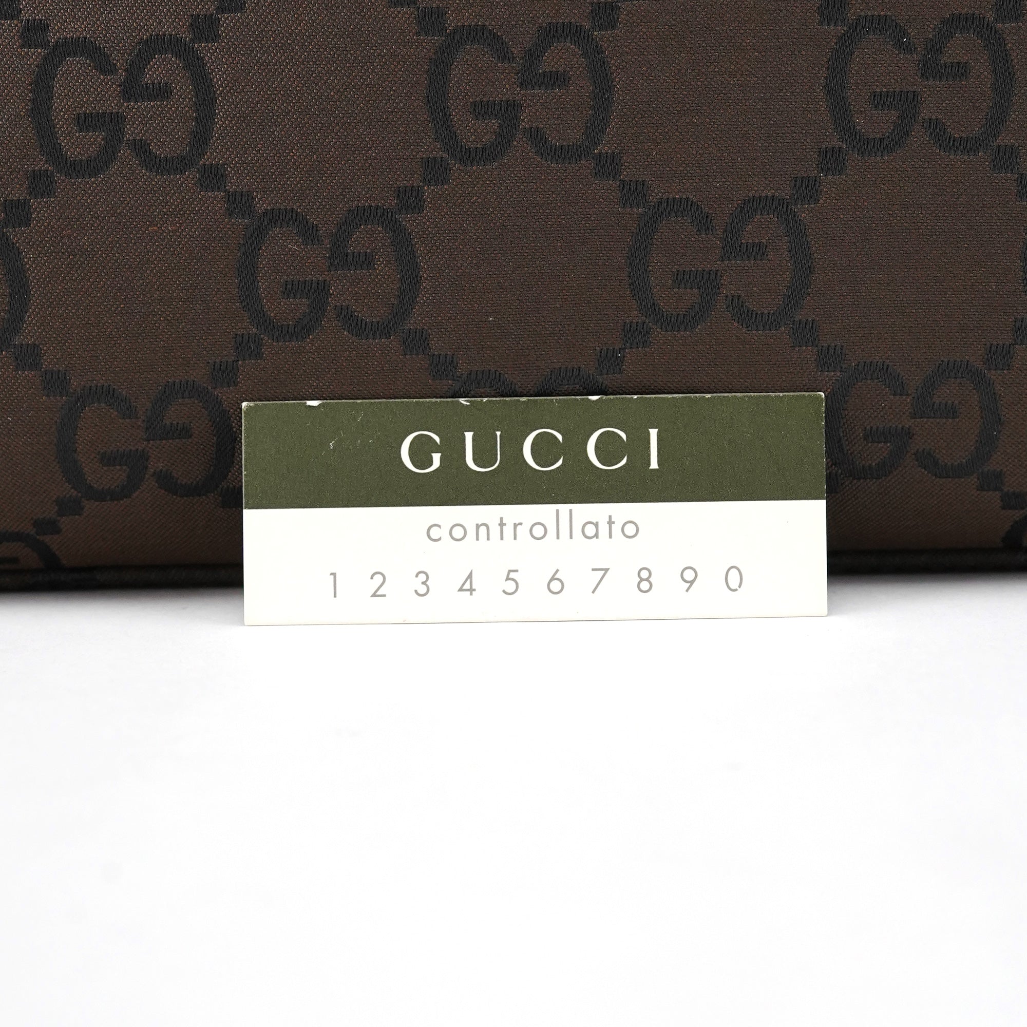 Gucci Sac cabas Bamboo en toile GG marron