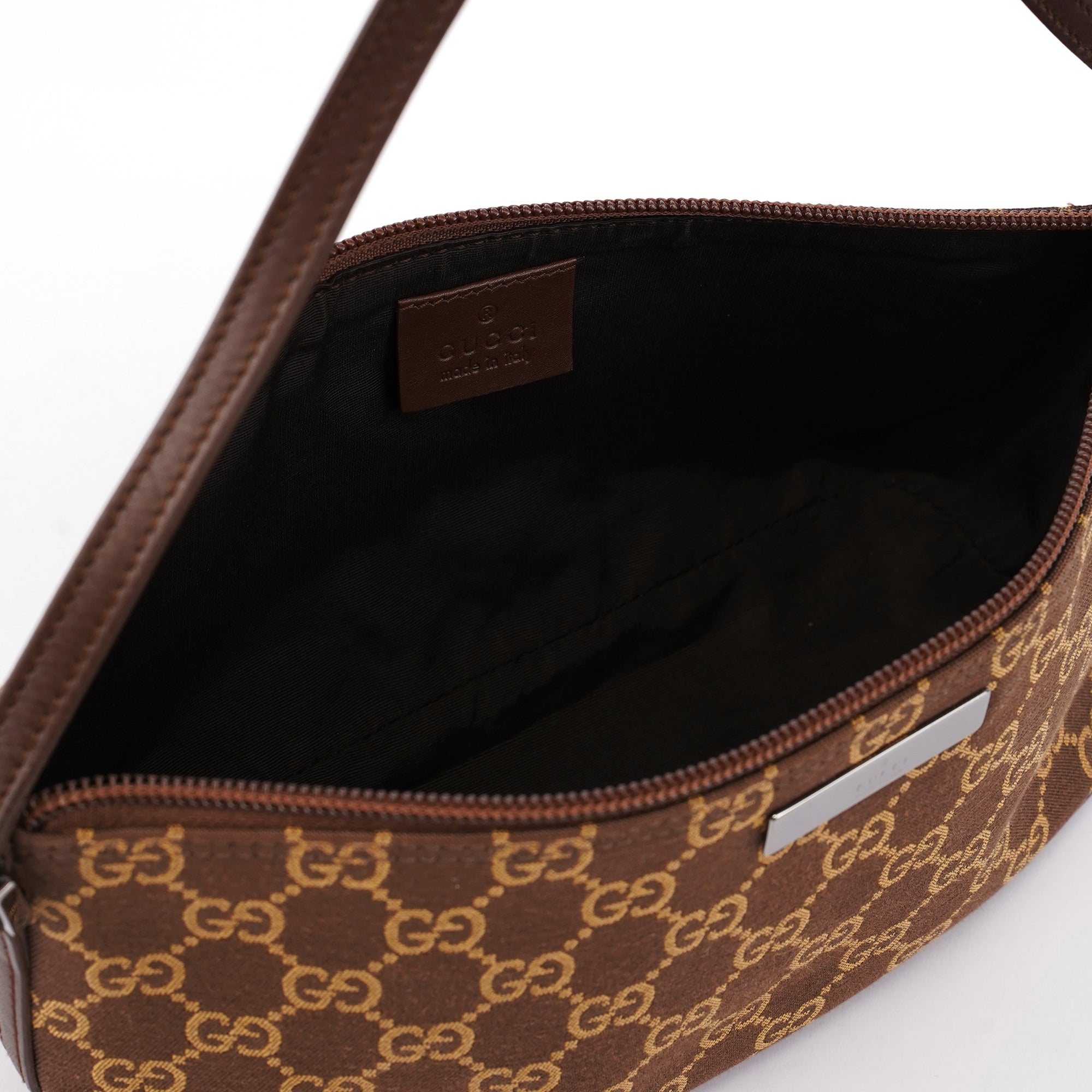 Gucci Brown GG Boat Pochette