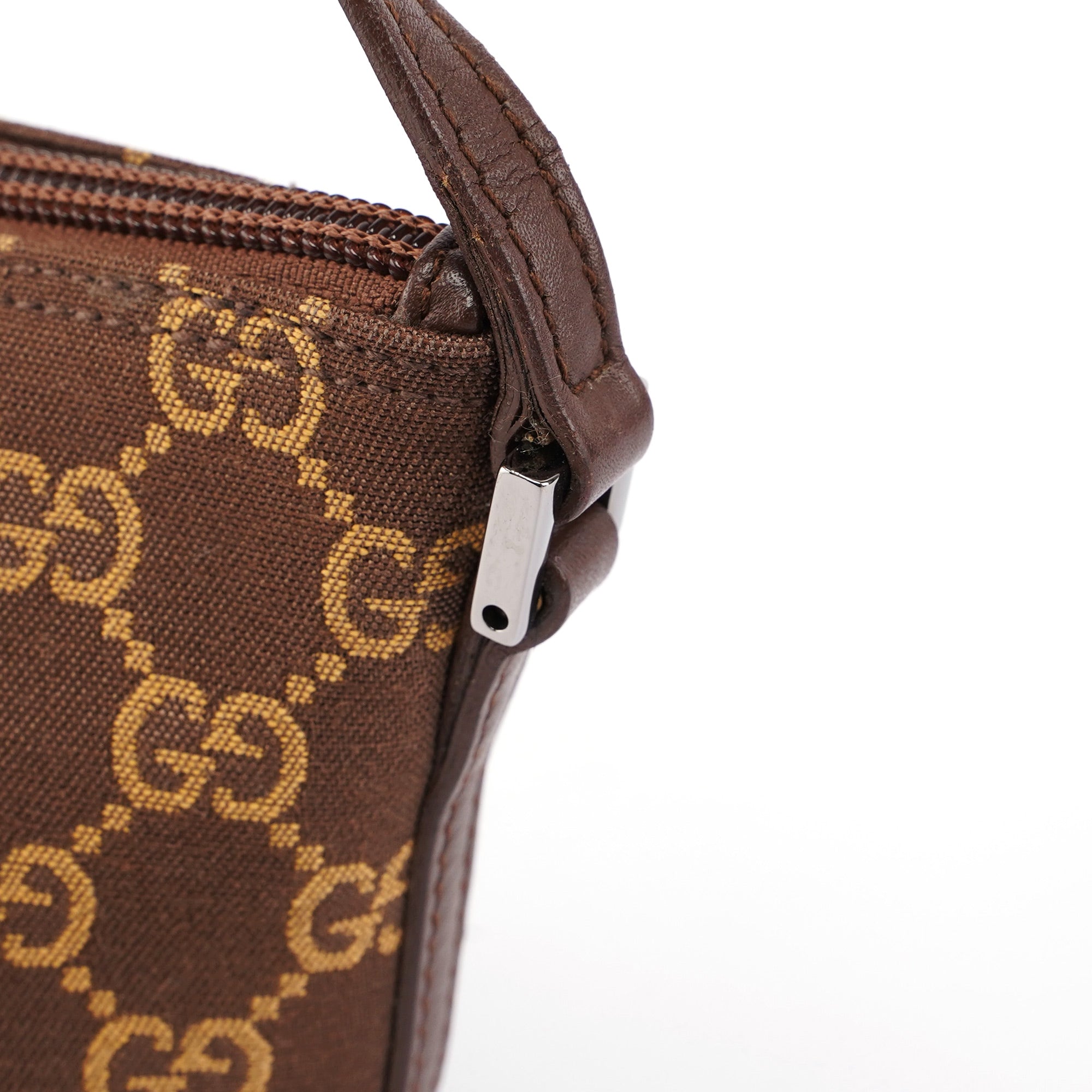 Gucci Brown GG Boat Pochette