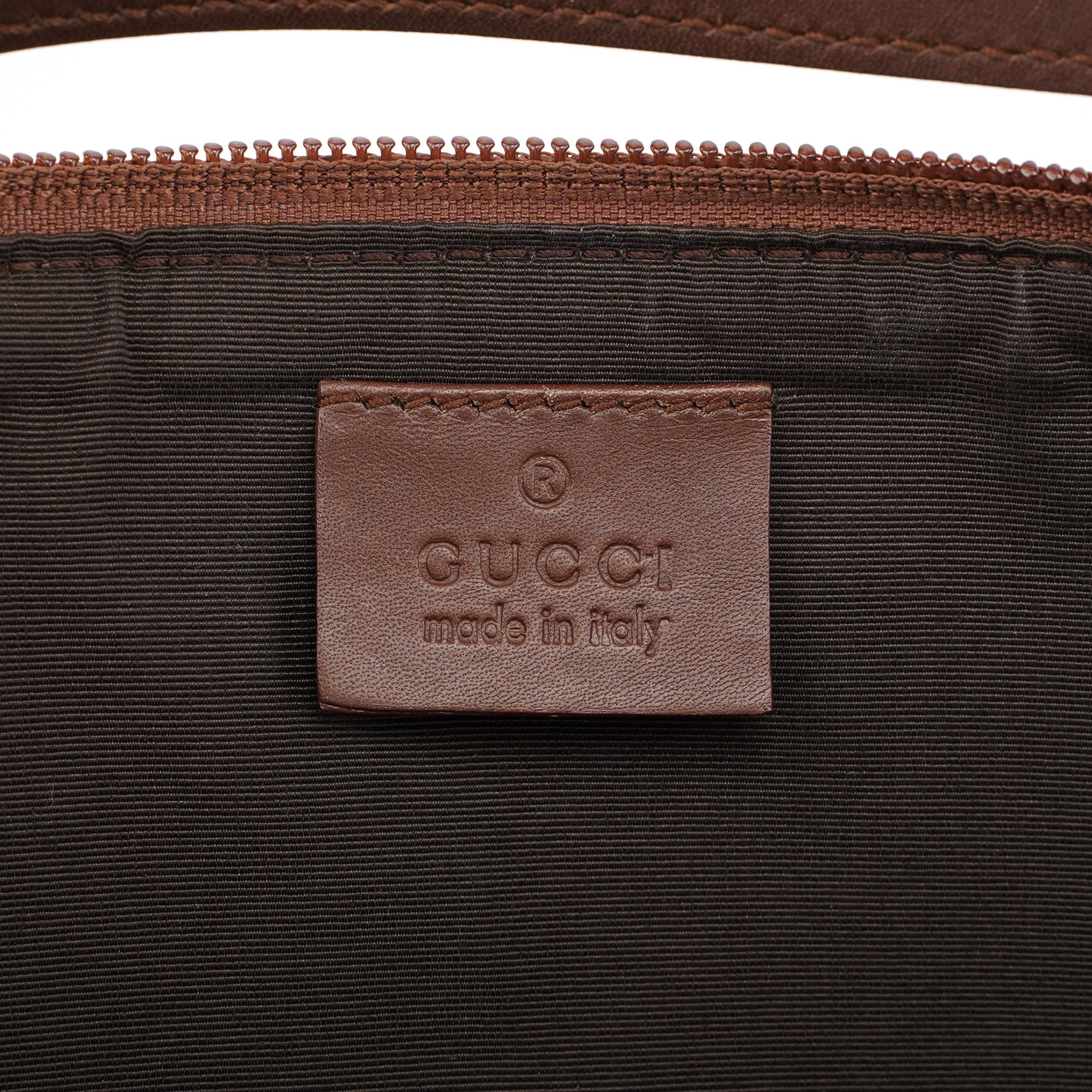 Gucci Brown GG Boat Pochette