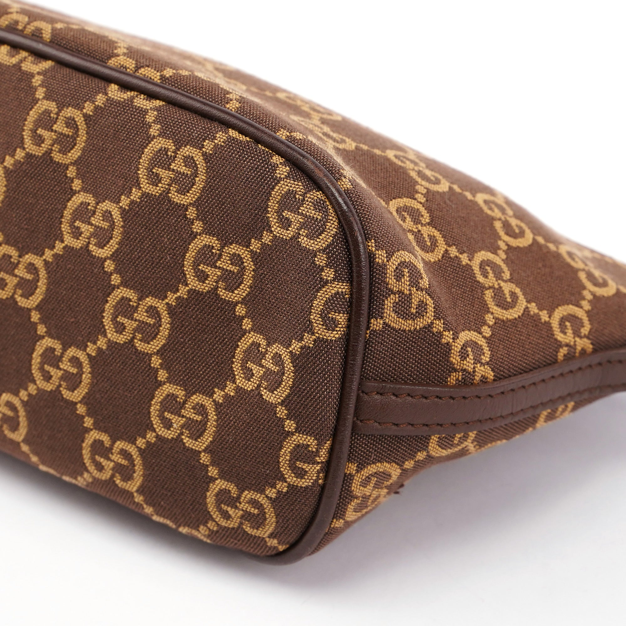 Gucci Brown GG Boat Pochette