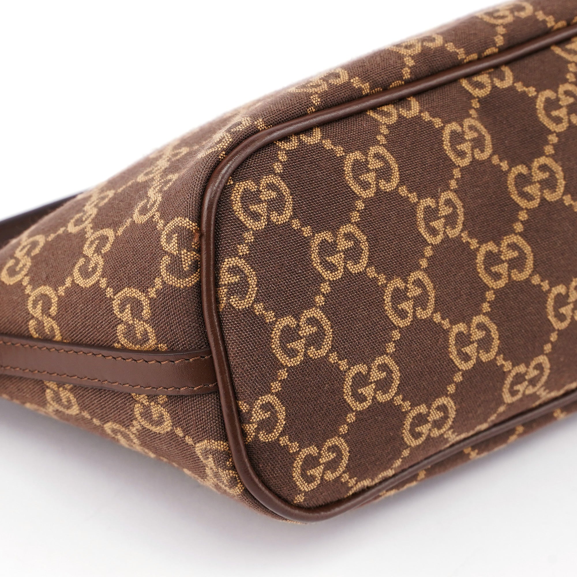 Gucci GG Boat Pochette en toile GG marron